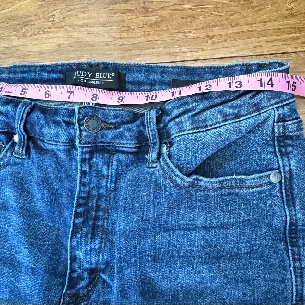 Judy Blue women's distressed skinny stretch denim jeans 11/30 - Picture 5 of 8
